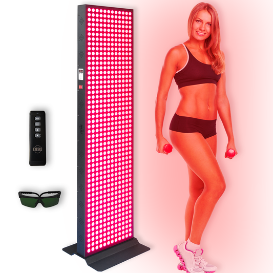 Full Body Red Light Panel with 600 LEDs & 4 Wavelengths