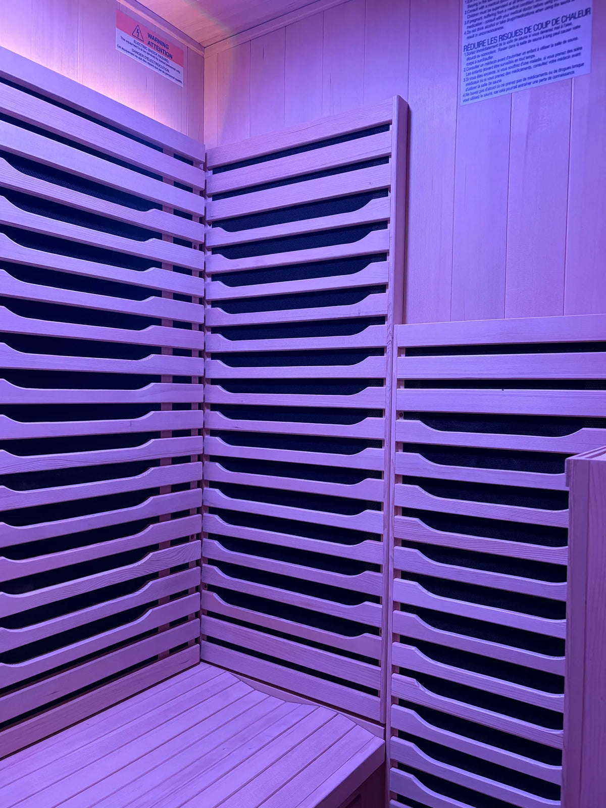 Full Spectrum Infrared Sauna for 2 People, Hemlock Wood