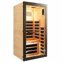 Personal Infrared Sauna Designed for Daily Home Wellness, Low EMF Heating, Starry Light Ceiling, Fast Assembly