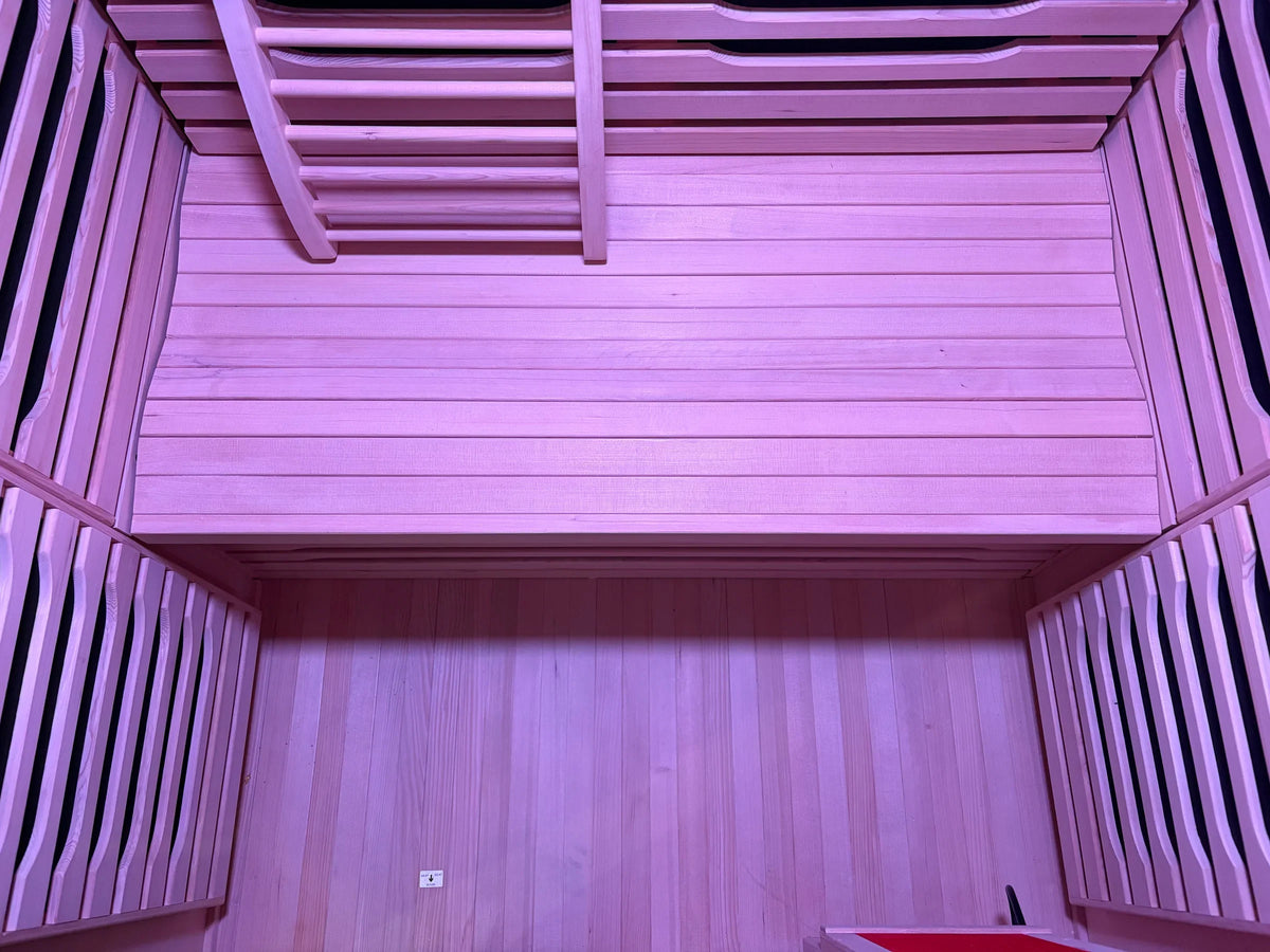 Full Spectrum Infrared Sauna for 2 People, Hemlock Wood