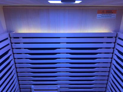 Full Spectrum Infrared Sauna for 2 People, Hemlock Wood
