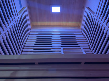 Full Spectrum Infrared Sauna for 2 People, Hemlock Wood