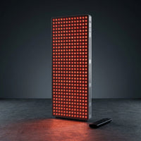 Red Light Therapy Full Body Panel, 480/630/660/810/830/850/1060Nm Blue Red near Infrared Light Device with 480 Dual Chip Clinical Grade Leds, Remote Control, Timer for Face, Body, BO-2400 — Studio Shot