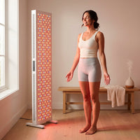 Red Light Therapy Full Body Panel, 480/630/660/810/830/850/1060Nm Blue Red near Infrared Light Device with 480 Dual Chip Clinical Grade Leds, Remote Control, Timer for Face, Body, BO-2400 — Lifestyle