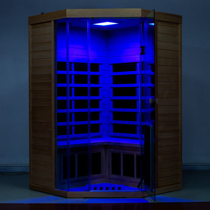 SR07 2 Person Far Infrared Sauna Red Cedar