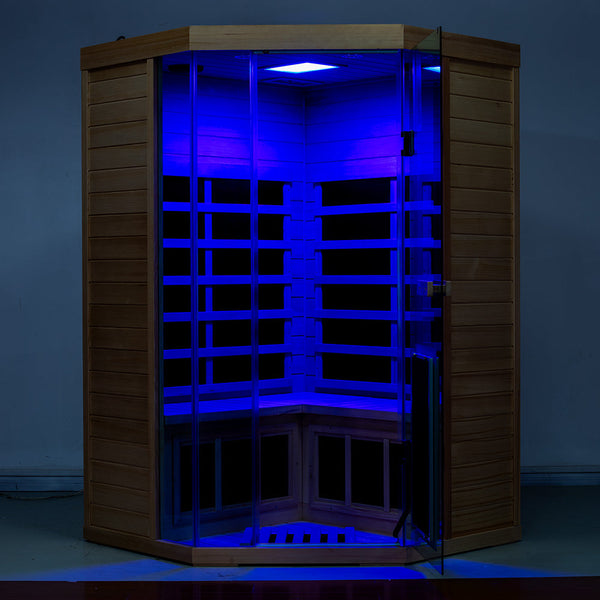 Two-to-Three-Person Red Cedar Far-Infrared Sauna