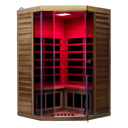 SR07 2 Person Far Infrared Sauna Red Cedar