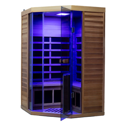 SR07 2 Person Far Infrared Sauna Red Cedar