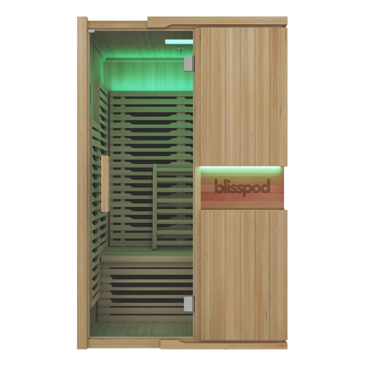 Full Spectrum Infrared Sauna for 2 People, Hemlock Wood