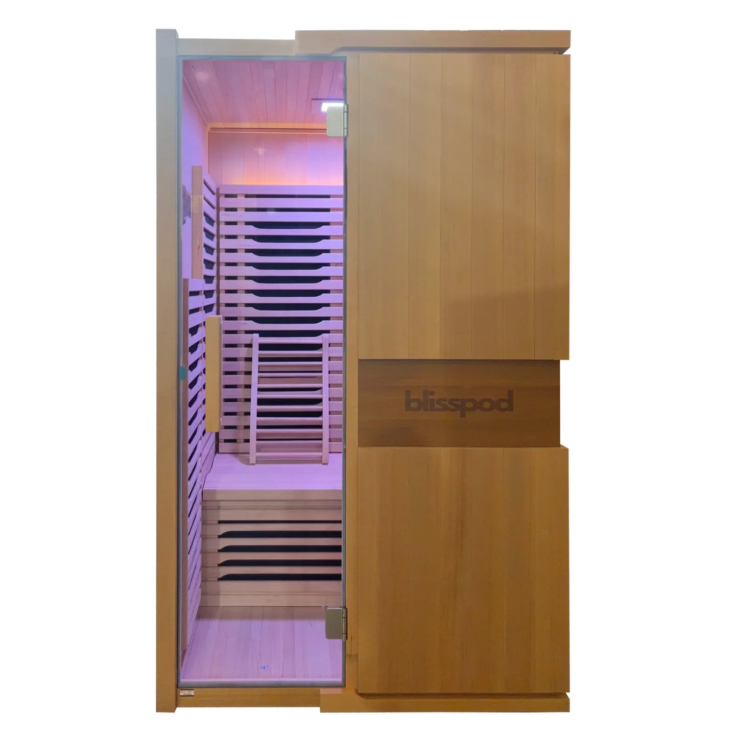 Full Spectrum Infrared Sauna for 2 People, Hemlock Wood