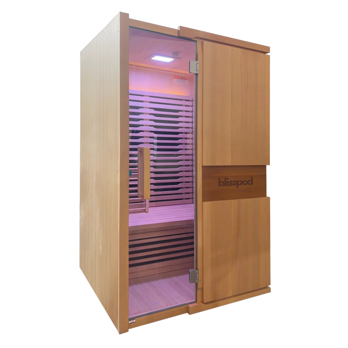 Full Spectrum Infrared Sauna for 2 People, Hemlock Wood