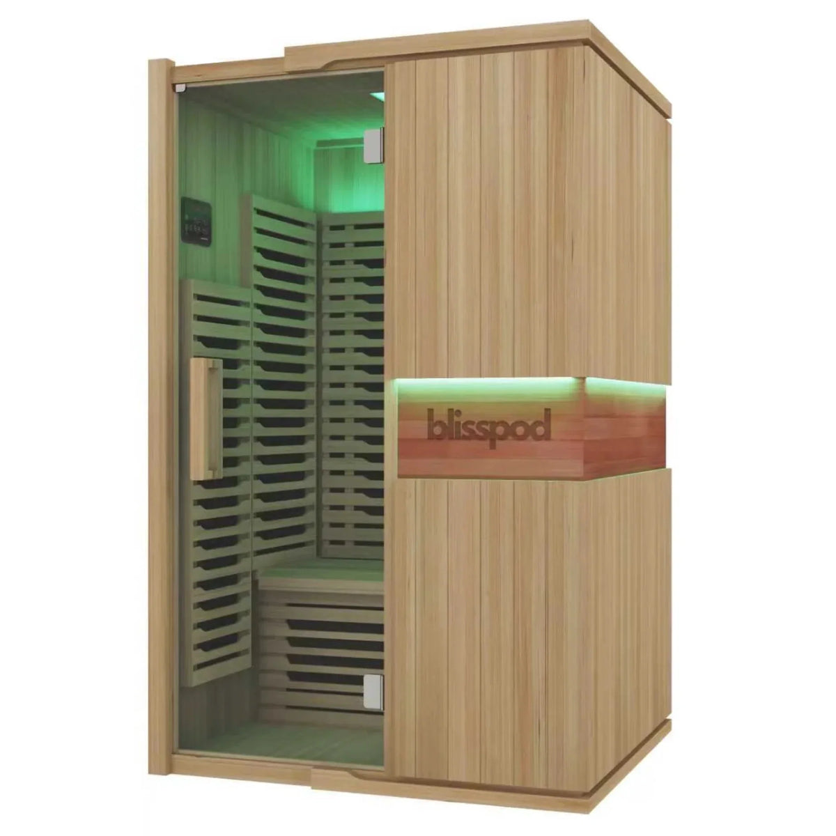 Full Spectrum Infrared Sauna for 2 People, Hemlock Wood