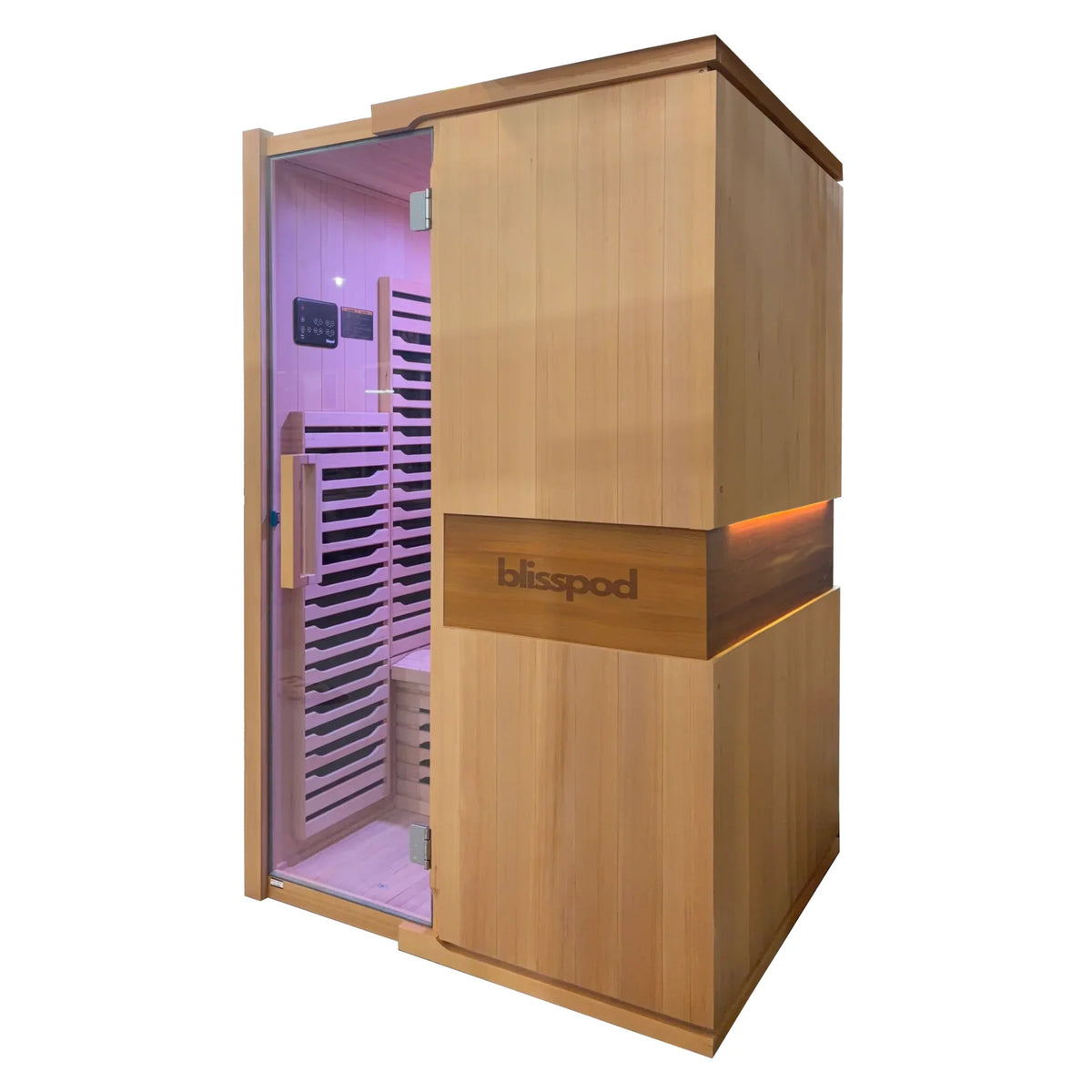 Full Spectrum Infrared Sauna for 2 People, Hemlock Wood
