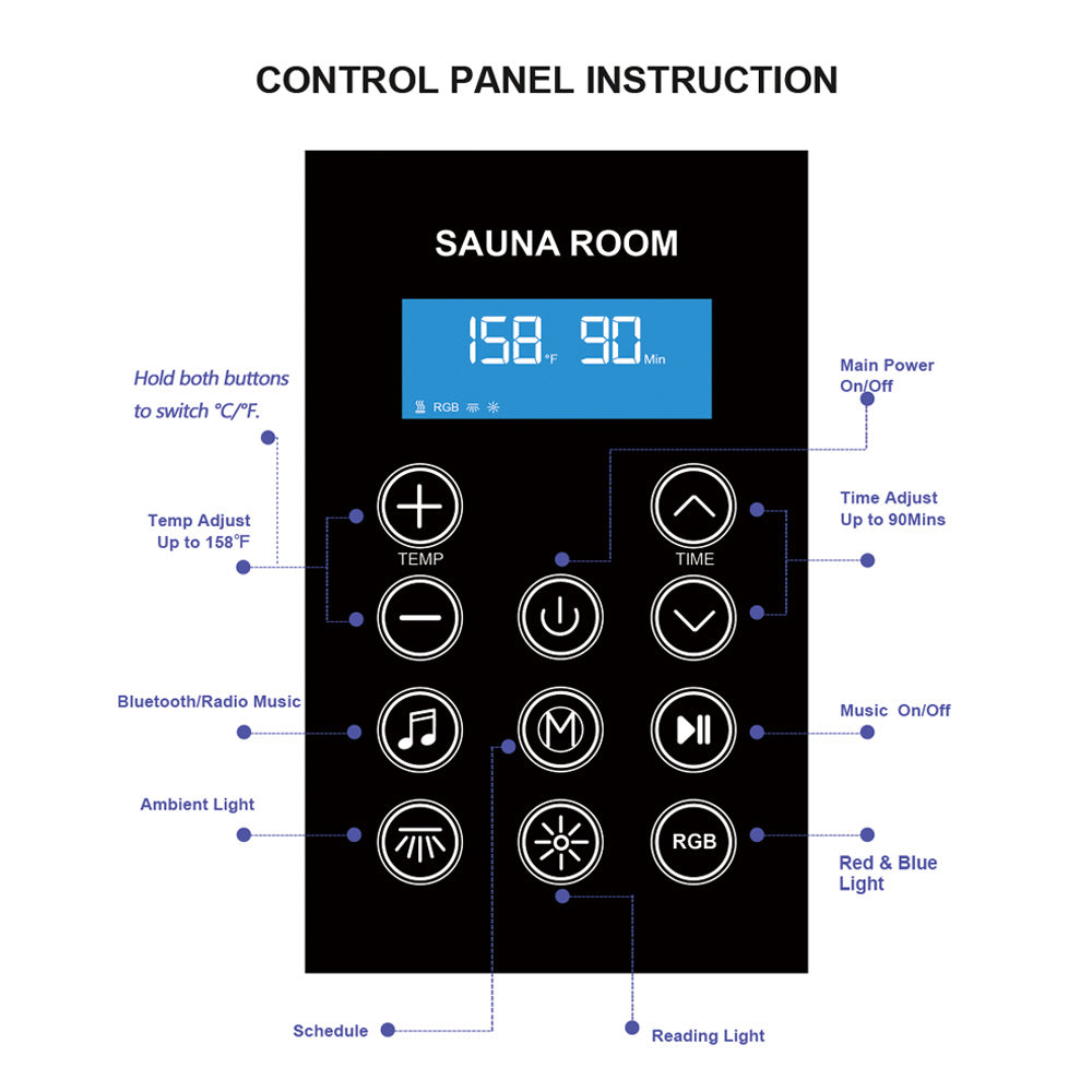 SR07 2 Person Far Infrared Sauna Red Cedar
