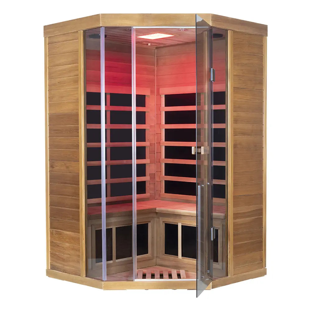 SR07 2 Person Far Infrared Sauna Red Cedar