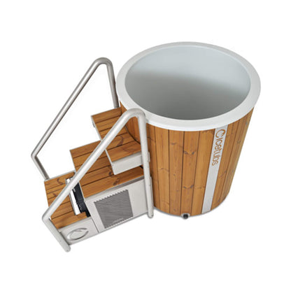 Icetubs IceBarrel XL Thermowood And Fiberglass Cold Plunge Immersion Tub (SAK35418)