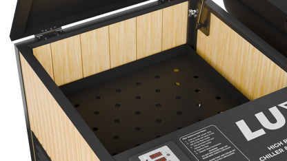 RevX Acrylic X Tub Cold Plunge + LUX High Performance Chiller and Filtration System